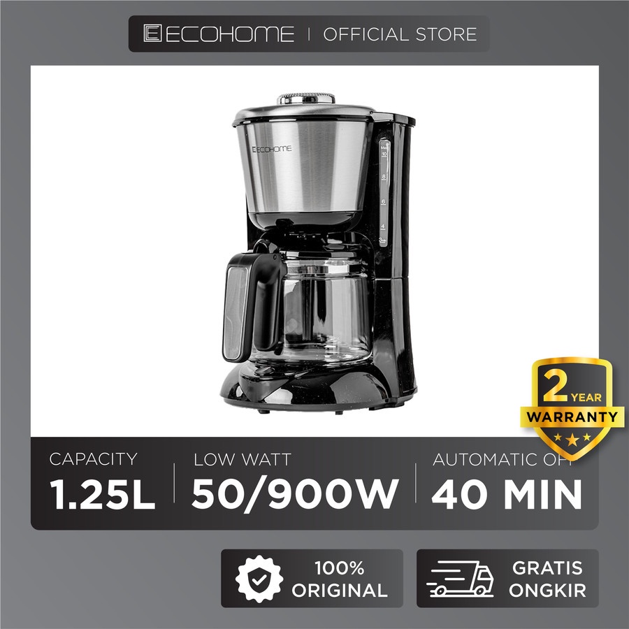 Ecohome Coffee Maker ECM-333 Mesin Pembuat Kopi Cepat Saji