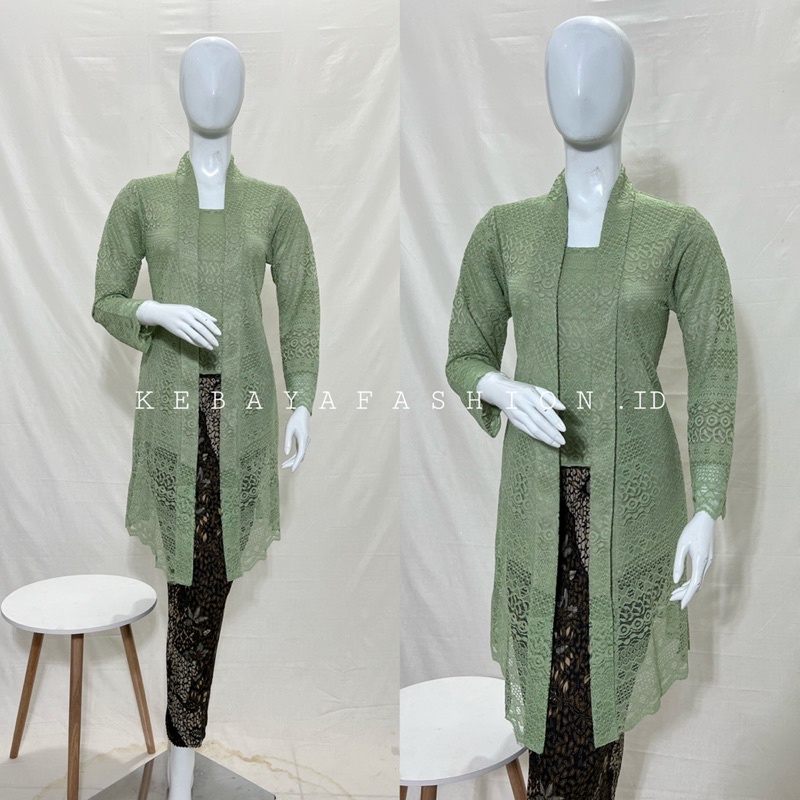 Kebaya Tunik / Tunik Brokat / Kebaya Modern / Kebaya Tile / Kebaya kutu baru modern/ Batik Couple