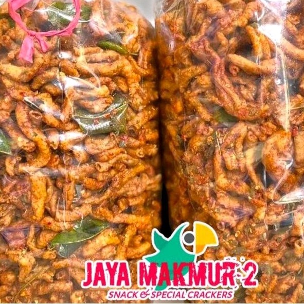 

500gram kripik usus crispy premium jaya makmur