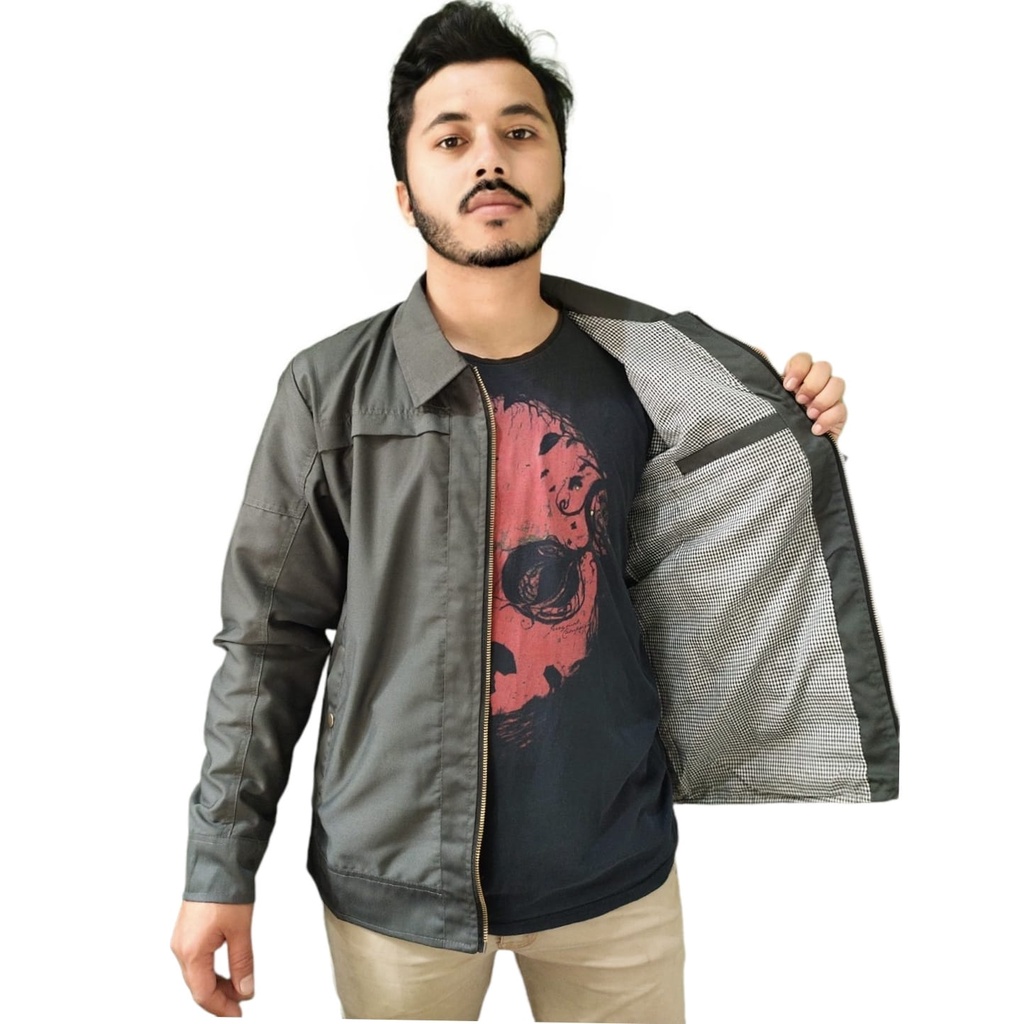 JAKET CASUAL PRIA SEMI FORMAL FABRIC COTTON