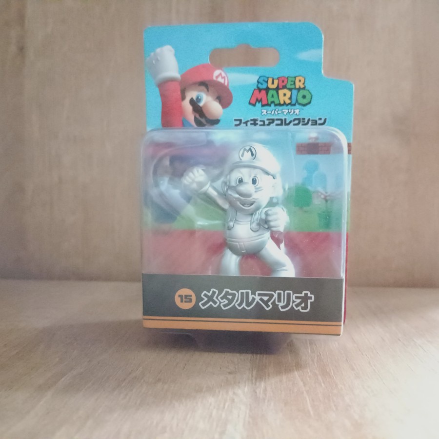 Figure Metal Mario Figure Mario Silver Figure