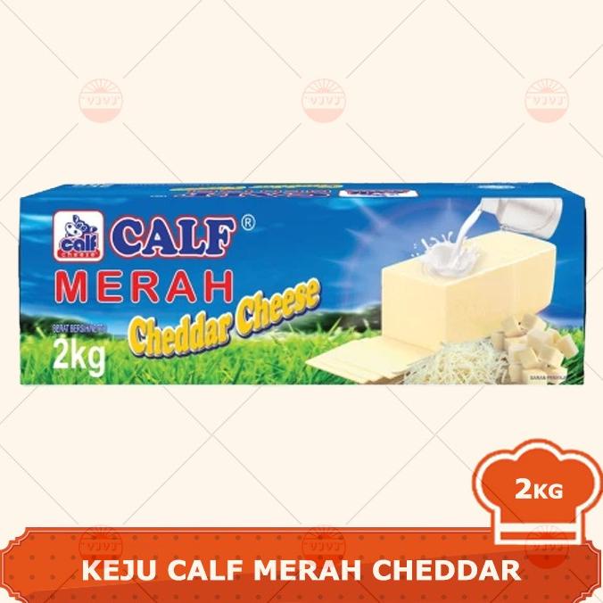 

KEJU CALF MERAH CHEDDAR 2KG TERLARIS TERPERCAYA ORIGINAL