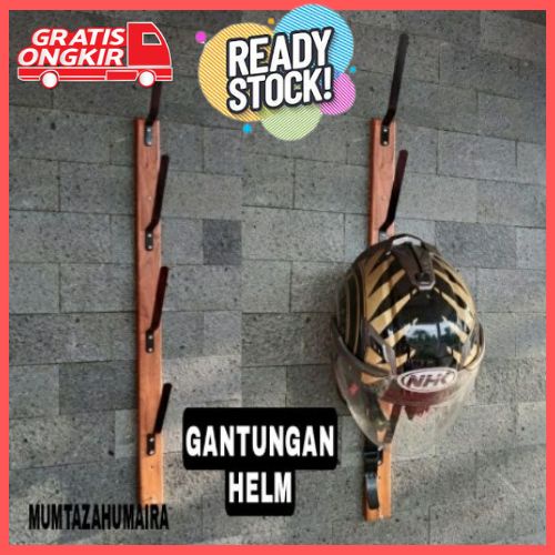 Cantolan helm dinding / Cantolan helm kekinian / Cantolan helm di motor / Cantolan helm ltd / Cantol