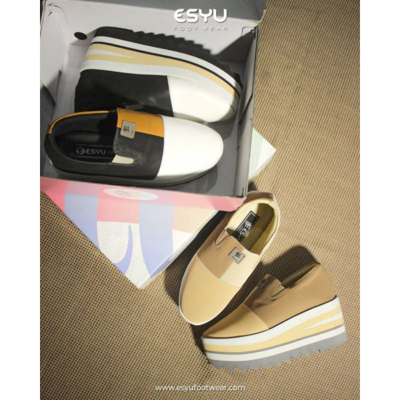 Bean series sepatu wedges esyu