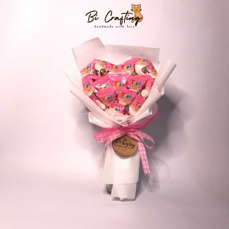 

buket permen yupi / buket permen murah # buket jajan