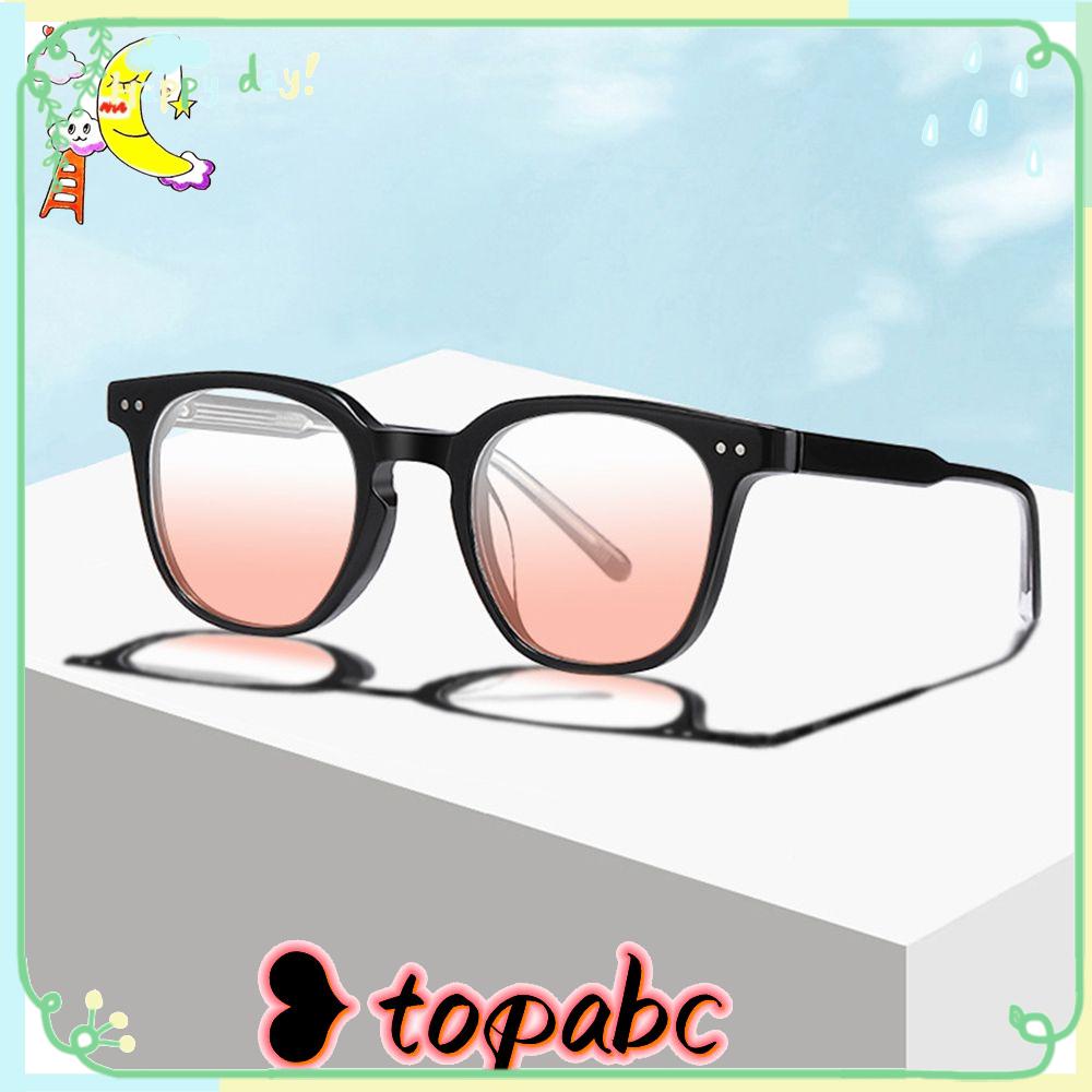 Top Wanita Kacamata Blush Fashion Round Eyewear Decorative Sunglasses