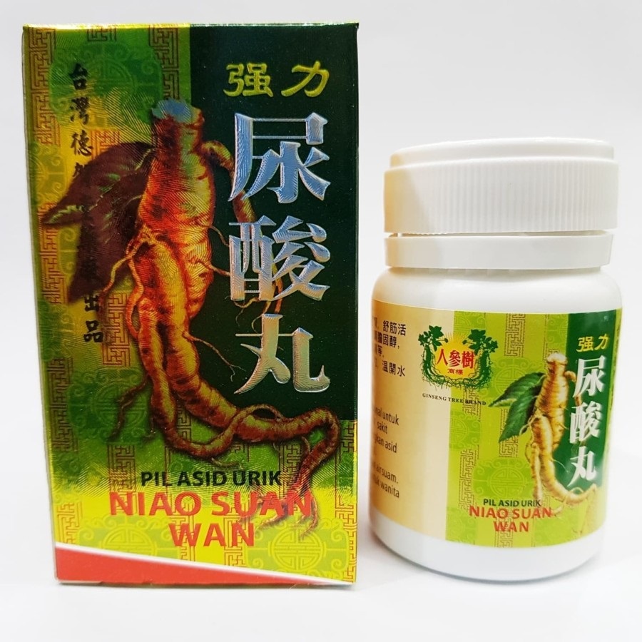 NIAO SUAN WAN Jiang Li / Obat Kolesterol, Rematik, Asam Urat - 30 Kapsul