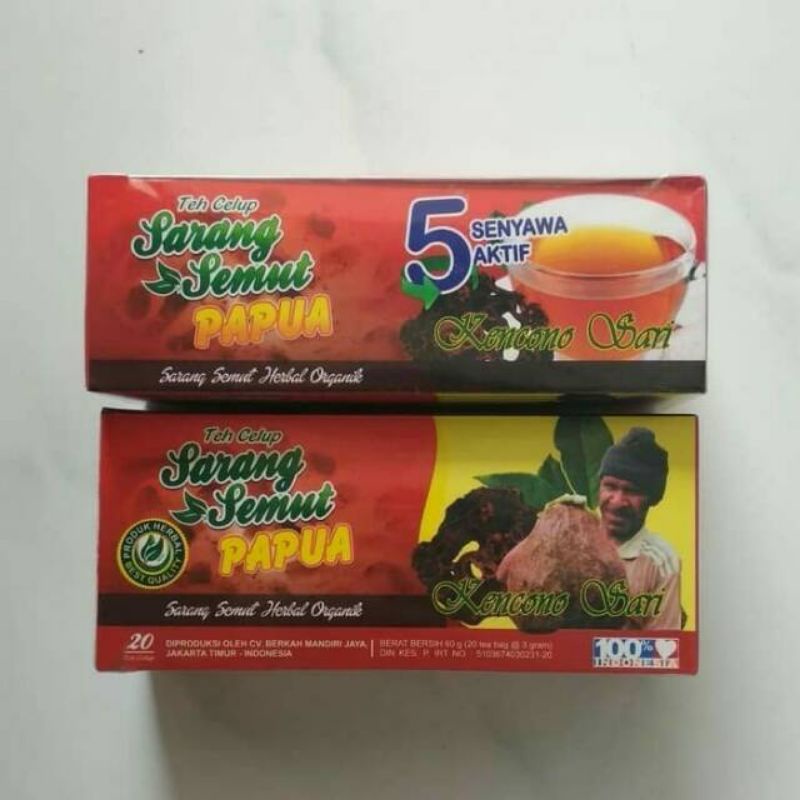 

Teh Celup Sarang Semut Ahli Kencono Sari Asli Papua