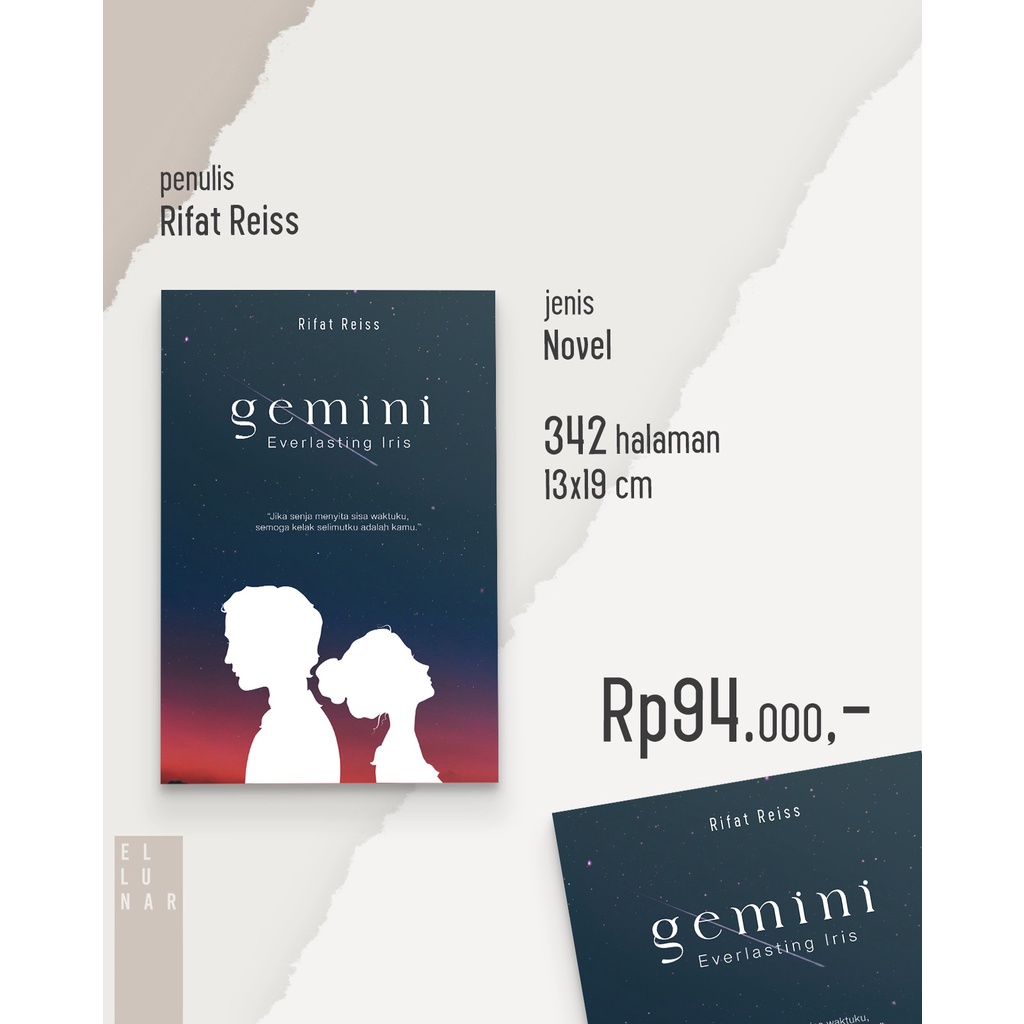 Jual Buku "Gemini" Ellunar | Shopee Indonesia