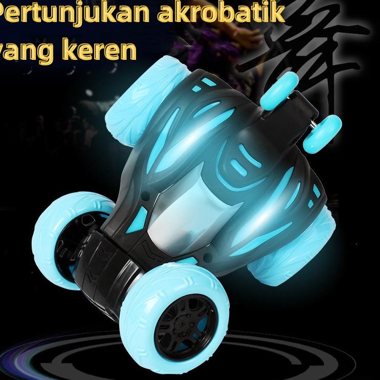 Grosir Surprise Murah Mainan Anak Mobil Remote Control 360° RC Stunt Car Dengan Lampu Hadiah Anak laki-laki