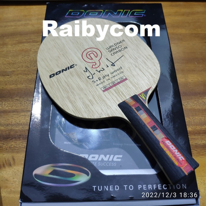 Blade Donic Waldner Senso Carbon FL Bet Tenis Meja Pingpong Ping Pong