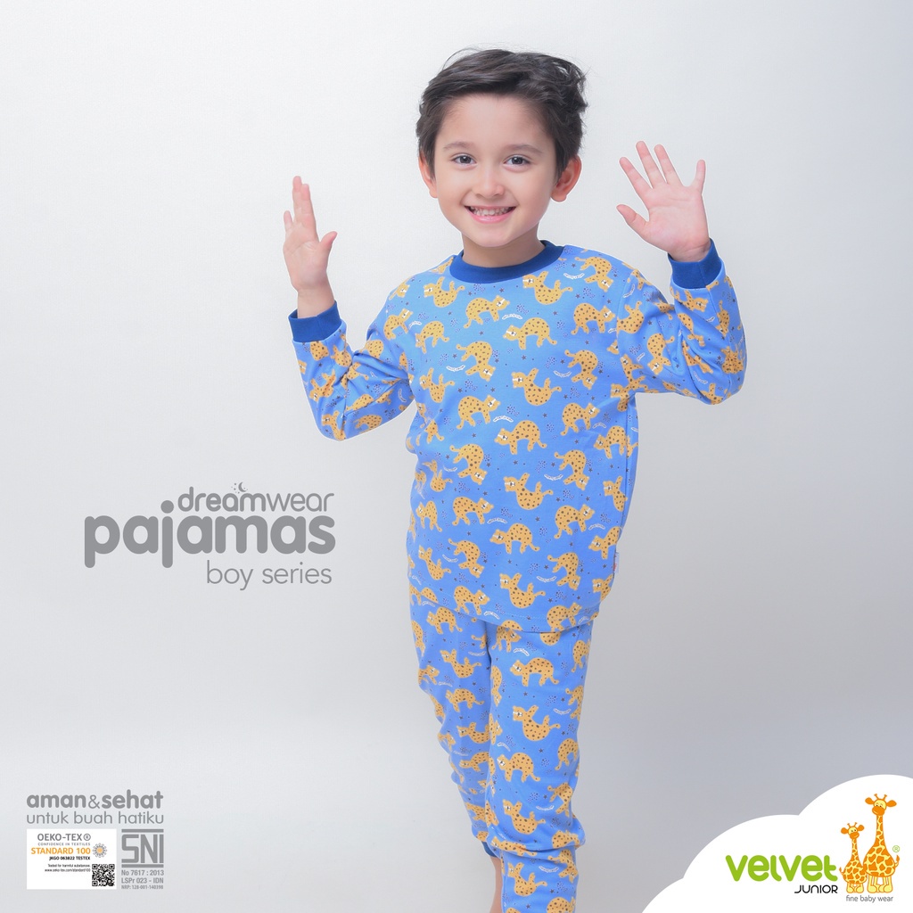 Baju Bayi Setelan Panjang Piyama Anak Laki Laki Perempuan Velvet Junior Brightful &amp; Cotton Candy Series