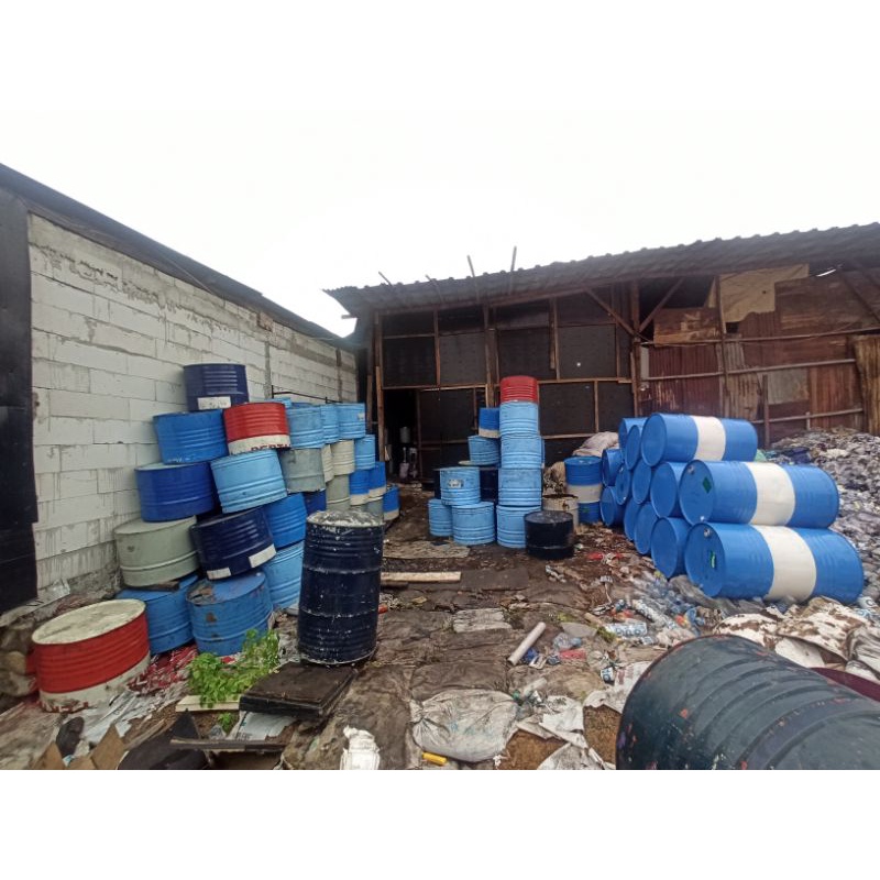 tempat sampah besar / tempat sampah drum besi (orderan khusus pemda tanggerang)