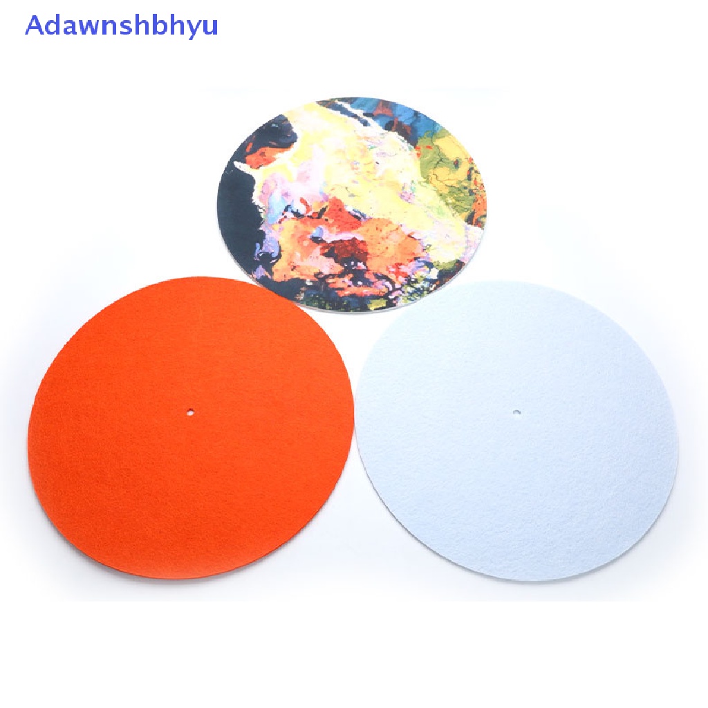 Adhyu 1pc Slipmat Anti Statis 12 ''Felt Record Mat Untuk Meja Putar Phonograph Vinyl ID