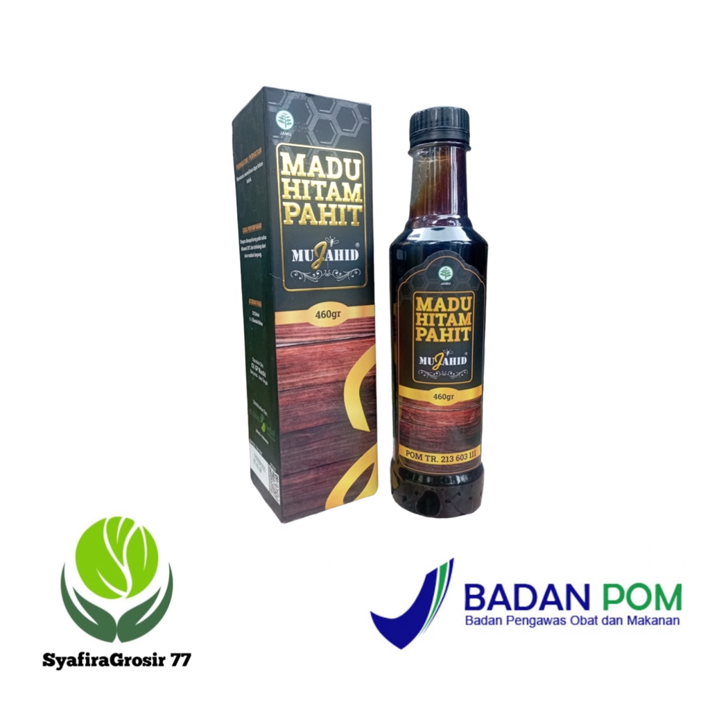 

Madu Mujahid Hutan Kalimantan - Mujahid Hitam Super 460Gram [kemasan botol panjang] TERBARU