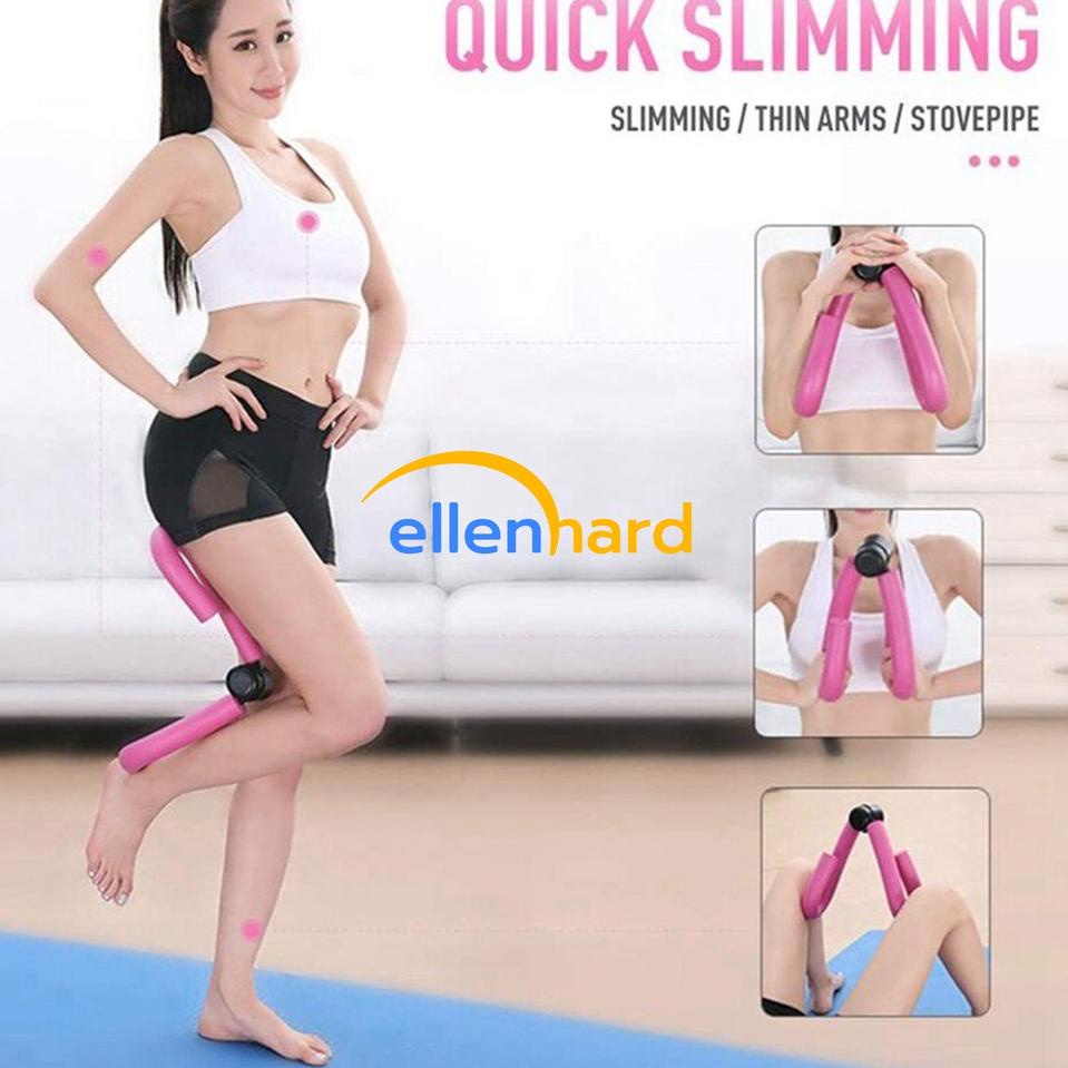 [P-Q9Q[♥] Alat Fitness Otot Paha Kaki Lengan Tangan J Shaper Alat Bentuk Tubuh Perlengkapan Gym Ruma