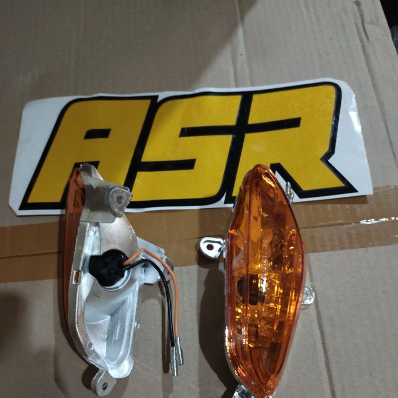 lampu Sen depan satria hiu Malaysia kuning oren kanan kiri