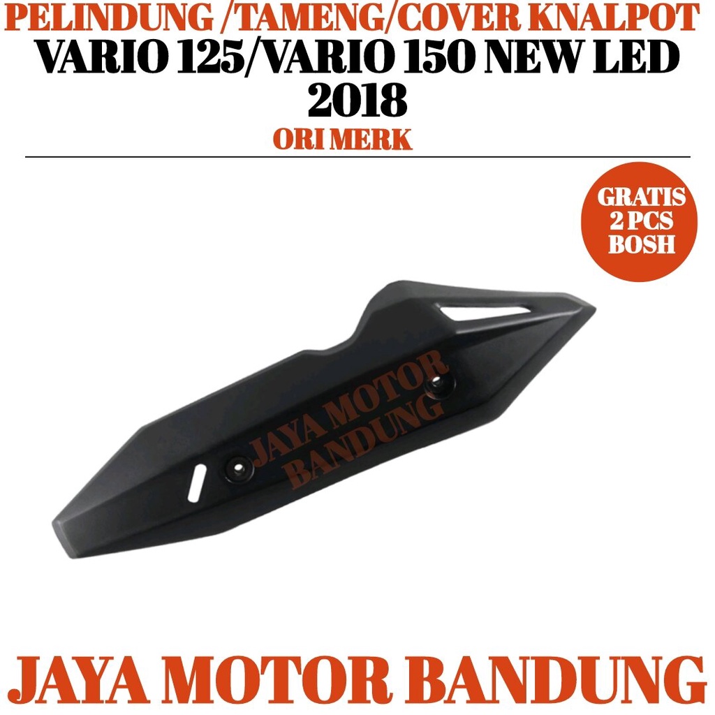 TAMENG KNALPOT VARIO 125/VARIO 150 NEW LED 2018 2019 2020  TUTUP COVER PELINDUNG KNALPOT VARIO 125 L