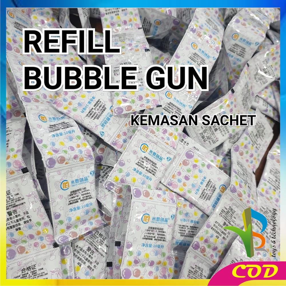 RB-M174 REFILL Bubble Gun Isi Ulang Gelembung Sabun / Refill Pistol Air Mainan Anak Bubble Camera