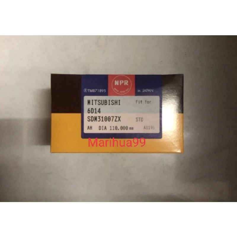 Ring piston mitsubishi 6D14 NPR