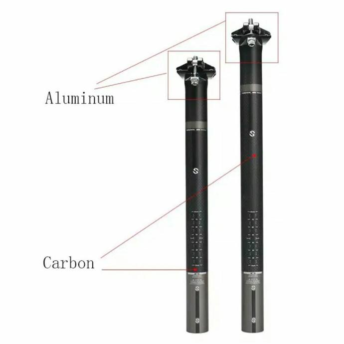 Diskon [COD] Seatpost Carbon ToSeek (240gr)