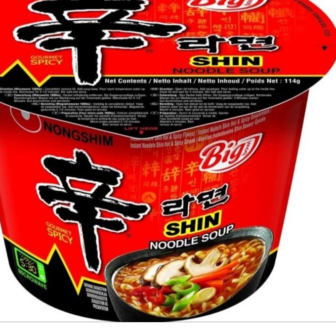 

04J❊ Nongshim Big Bowl Shin Noodle Soup Ramen - 114g Paling Disukai