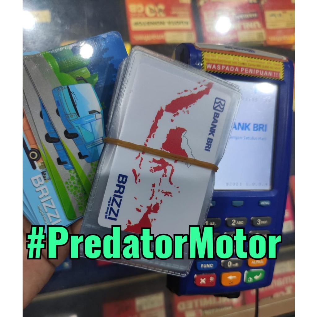 KARTU BRIZZI BRI ORIGINAL ETOLL EMONEY UANG ELEKTRONIK AGEN RESMI