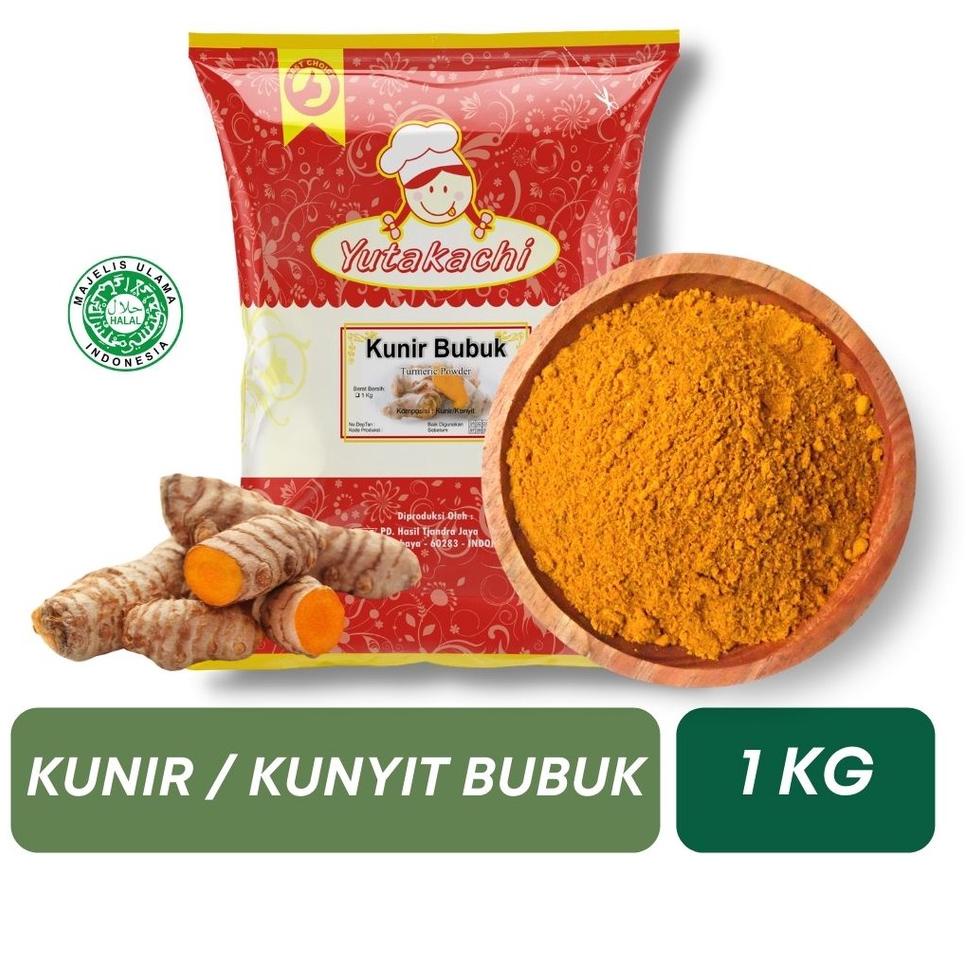 

([Product]-N82X») Kunir/Kunyit Bubuk Super 1kg / Turmeric Powder / Bumbu Rempah Kunir Murni Yutakachi / Rempah Kiloan bisa cod