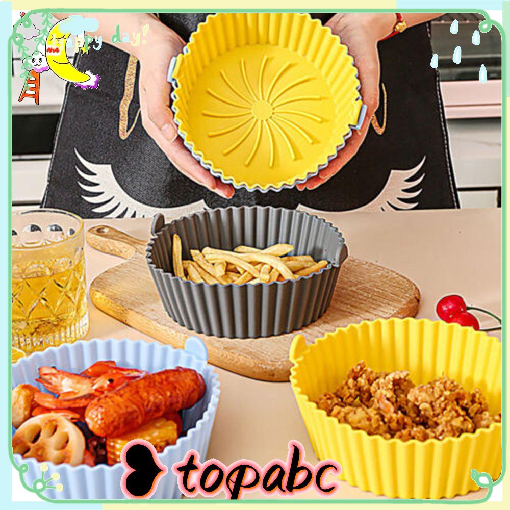 Top Silicone Pot Portable Tray Cooking Untuk Air Fryer