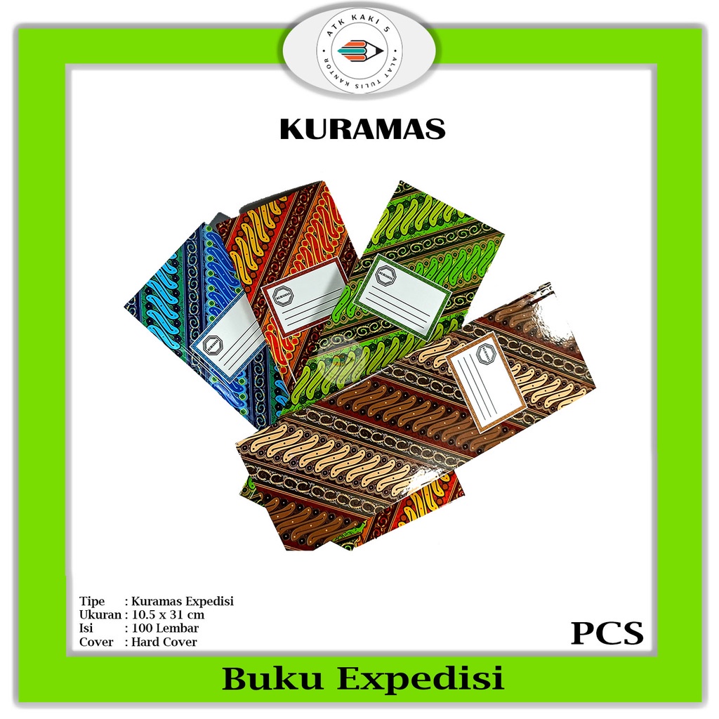 

KURAMAS - Buku Ekspedisi / Expedisi Isi100 Lembar - Pcs