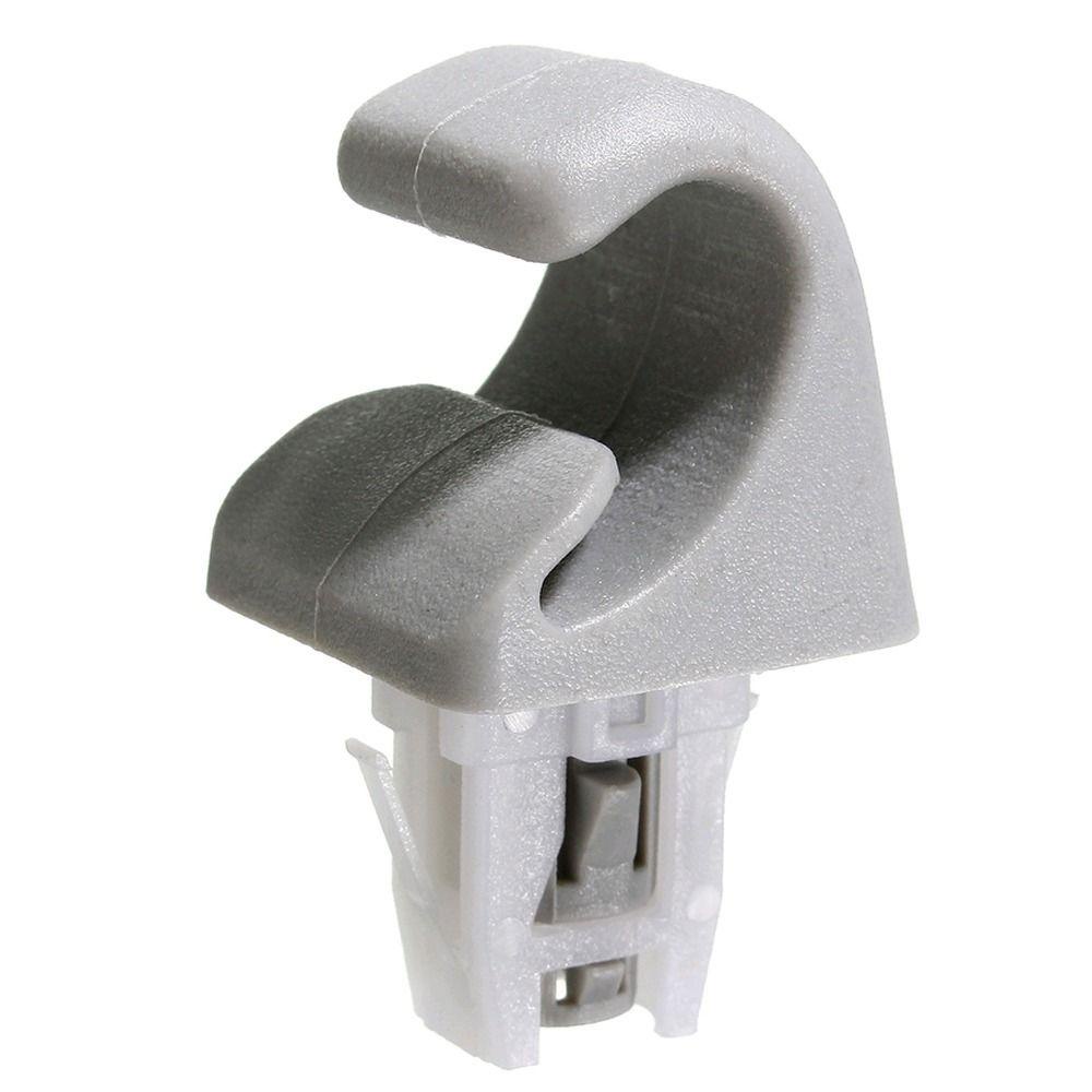 Top 5pcs Klip Pelindung Matahari Abu-Abu Untuk Interior Mobil Bahan Plastik Highlander