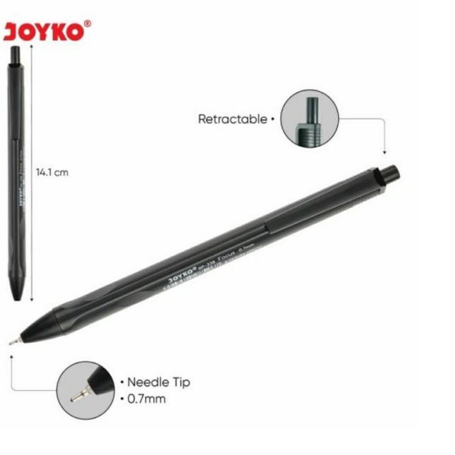 

[KODE VJ0JK] (12pcs) PULPEN JOYKO VOCUS BP 338 / PEN LANCIP JOYKO 0.7MM
