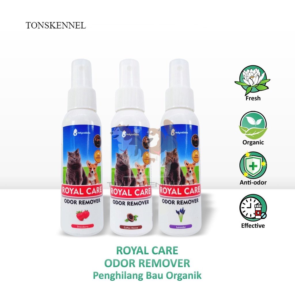 Odor Remover Royal Care Penghilang Bau Pesing Hewan 100 ML 10ml Clean Nest