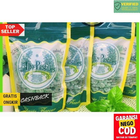 

Permen Alba Pastilles Mint Minyak Kayu Putih 100gr pelega tenggorokan DSHA16