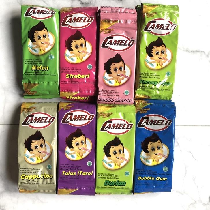 

✓ BAHAN ES SUNTIK CAMELO SERBUK BUBUK 1 KG 18 RENCENG MIX RASA