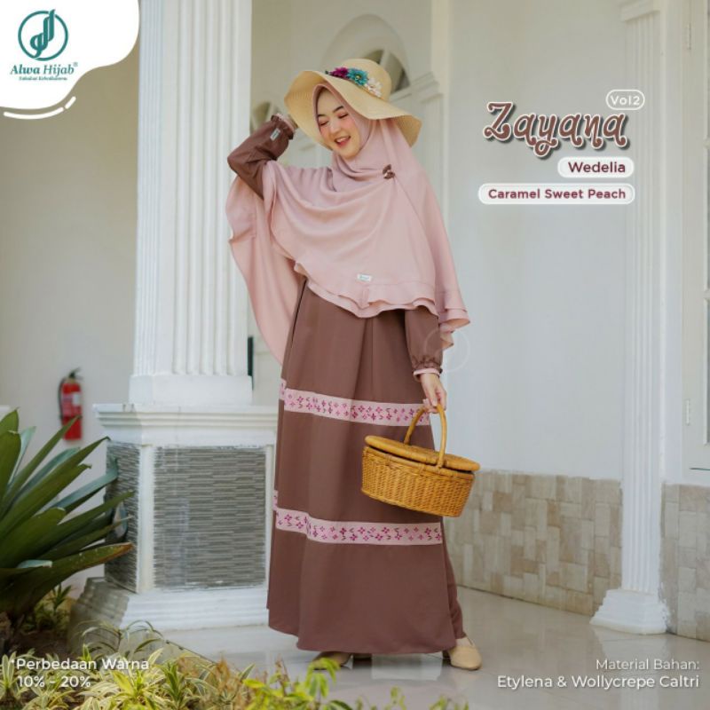S M L GAMIS REMAJA DEWASA TERBARU ZAYANA SET ZOYSIA ORI ALWA HIJAB