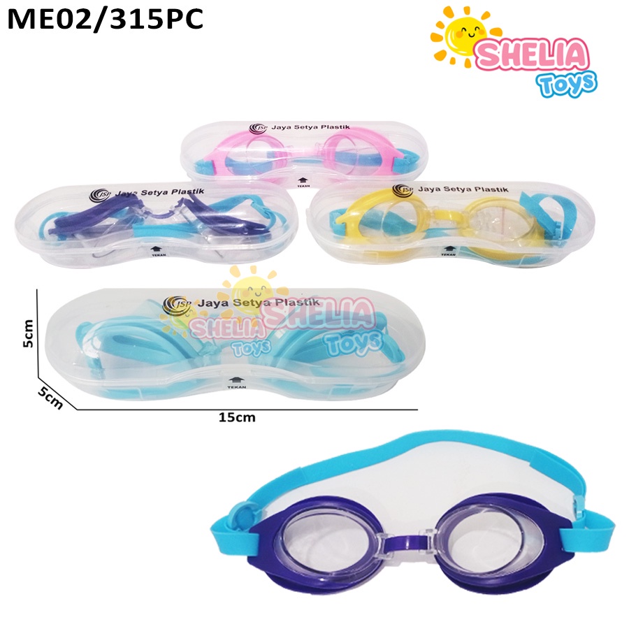 MAINANKU Kacamata Renang Anak Plus Penutup Telinga
