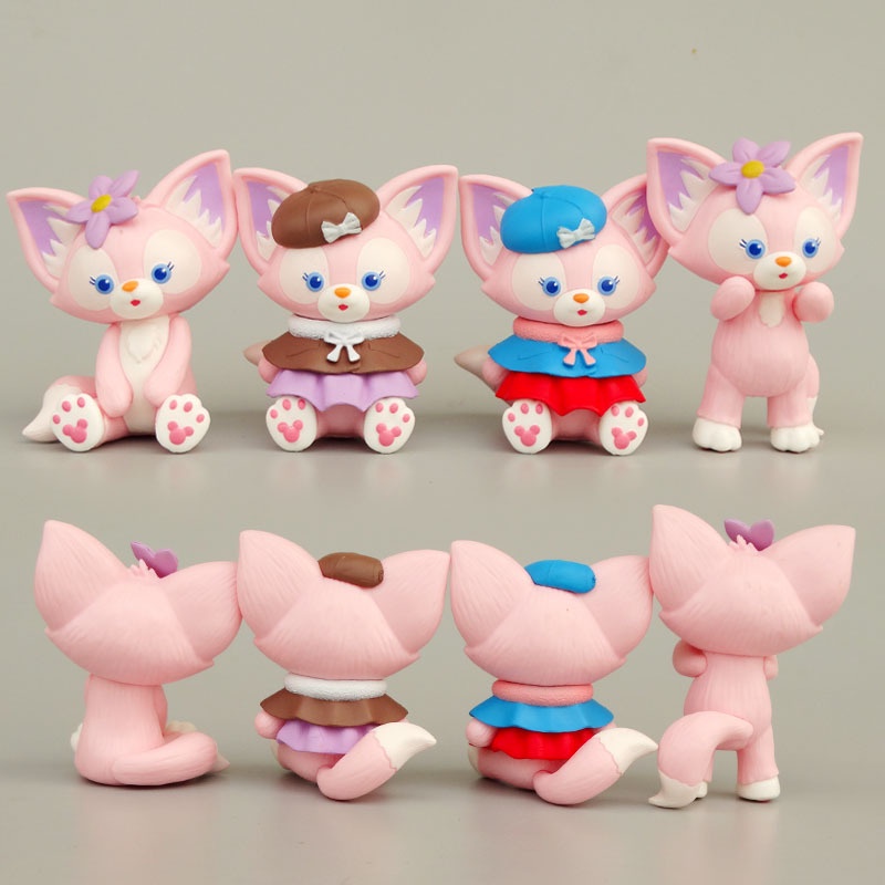 Figure Disney Figure Friends 4Pcs/Set Anime Forest Anak LinaBell Toy In The