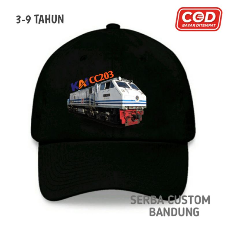 Topi Anak Baseball Kereta api  Indonesia CC203