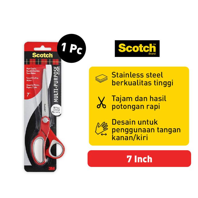 

Scotch 3M Gunting Stainless Steel 7 Inch Multifungsi Berkualitas 1427
