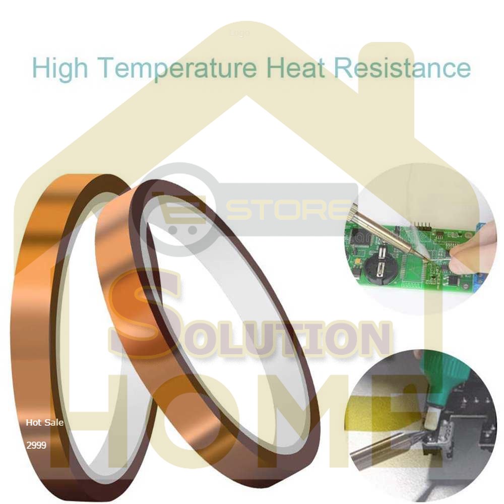 

HSS TOOLS - NIKTO Tape Lakban Heat Resistant Polyimide High Temperature Adhesive