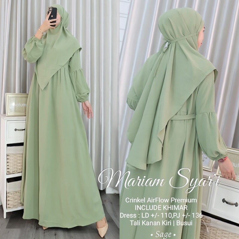 DRESS MUSLIM, Fashion Muslim, baju wanita, dress, gamis, Baju gamis, fashion wanita, Mariam Syari