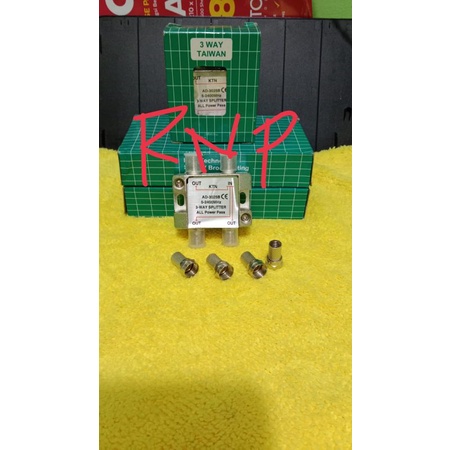 Spliter cabang pembagi 3 way