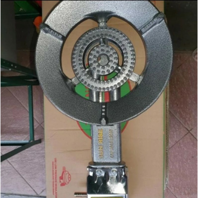 Kompor Gas Sunrise SR 25 Auto Kompor Tekanan Rendah Bodi Cor SNI