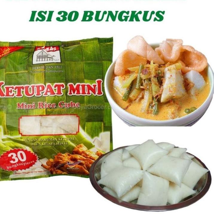 

[PRODUK LZ9CU] Ketupat mini adabi 1 pak isi 30 x 20 gram CQ9 + Ketupat Mini Cardela 600gr (30 pcs x 20gr)