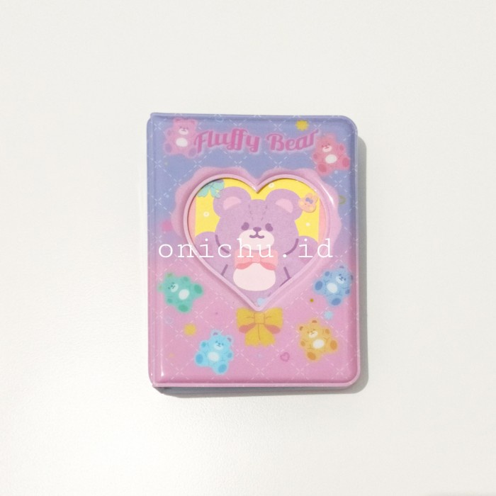 

✨NEW✨ - Mini collect book 1P 40 slot binder photocard album tempat pc kolbuk - Purple Bear