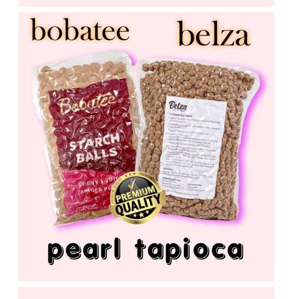 

➟ Boba Bobatee Pearl Tapioka Bubble Tapioka merk Bobatee dan Belza 1kg せ