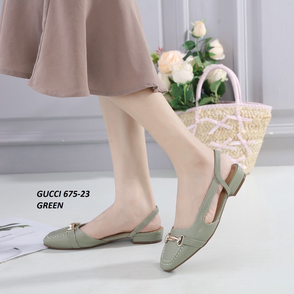 SEPATU WANITA SLINGBACK FALT SHOES 66-23