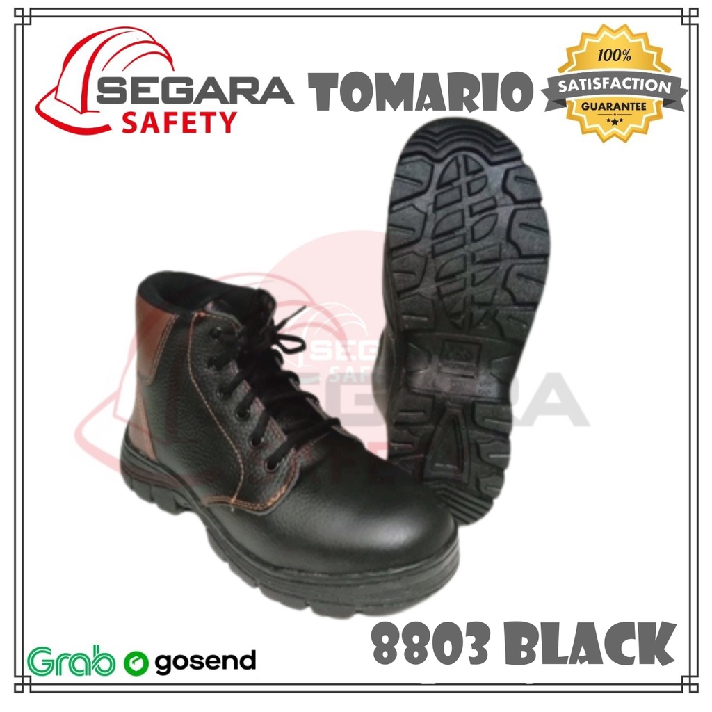 Sepatu safety TOMARIO 8803 BLACK