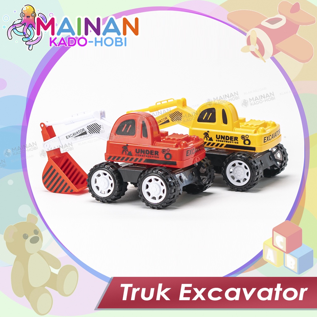 MAINAN ANAK DIECAST CAR TRUCK CONSTRUCTION TRUK EXCAVATOR